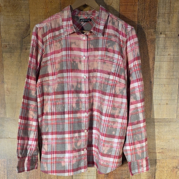 Venom Marvel Comics Graphic Plaid Button Down Shirt - Picture 3 of 6